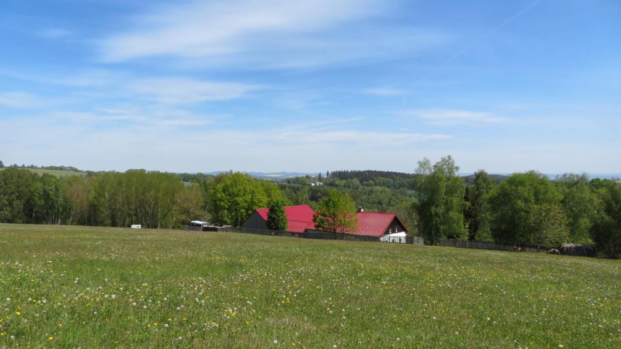 Hotel Maringotka Na Samote Na Kozi Farme à Pobezovice Extérieur photo